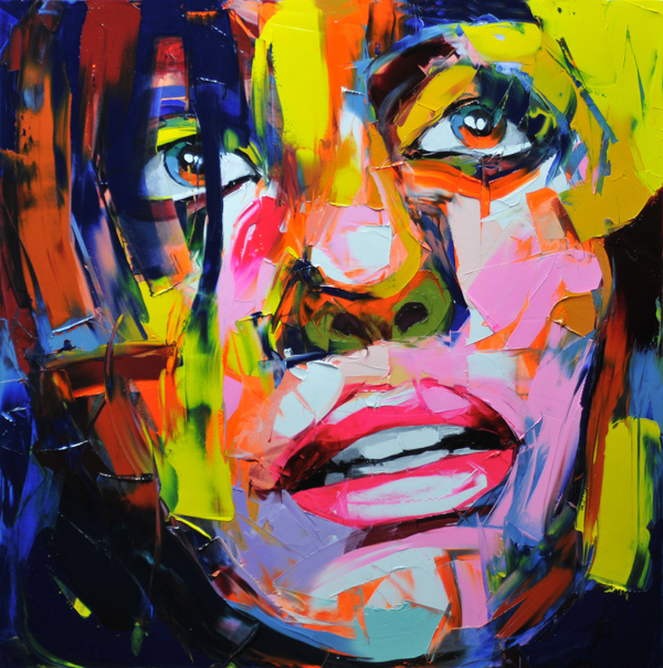 Francoise Nielly Portrait Palette Painting Expression Face092